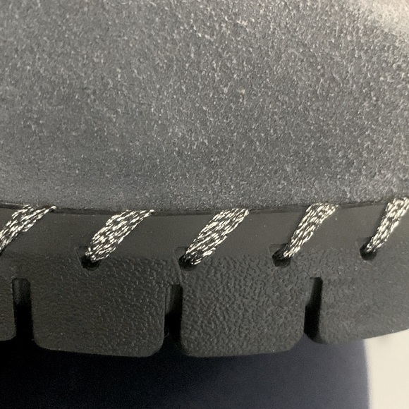 NIB Muk Luks Genuine Suede Quilted Tops Pull-On Style Ankle Boots Gray 8 - Picture 7 of 9